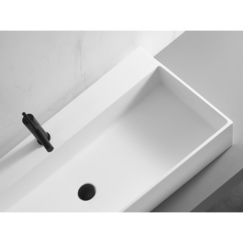 Serene Valley WallMount Install or On Countertop Bathroom Sink 47 in